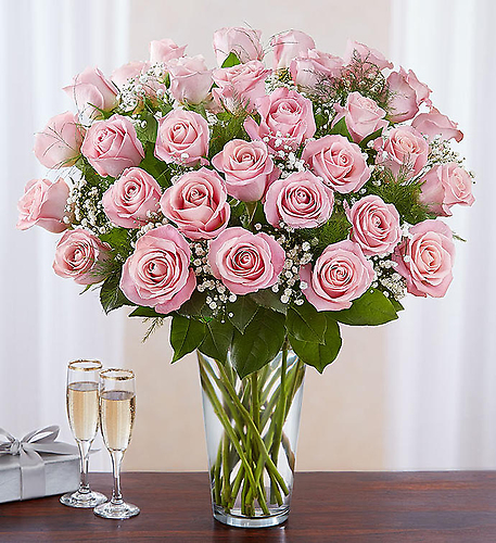 Ultimate Elegance&trade; Long Stem Pink Roses