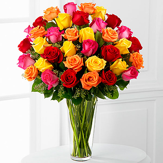 The Bright Spark&trade; Rose Bouquet