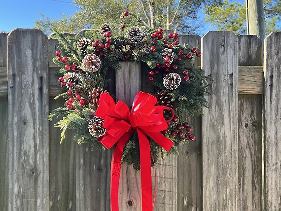 Berries & Pine Christmas Wreath
