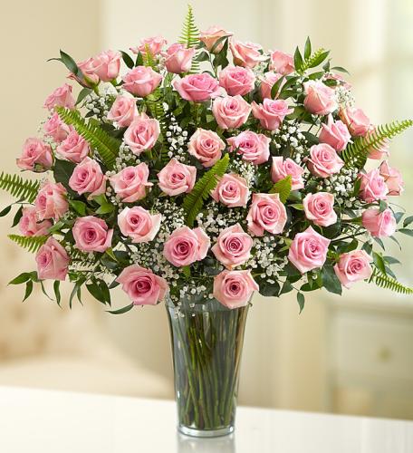 Ultimate Elegance&trade; Premium Long Stem Pink Roses