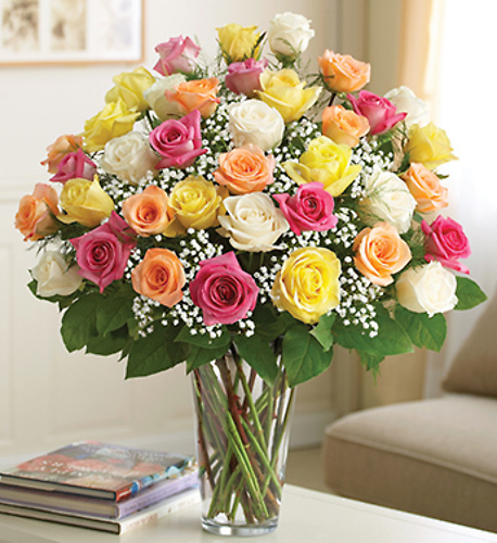 Ultimate Elegance&trade; Long Stem Assorted Roses