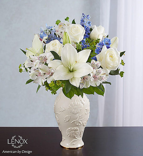 Loving BloomsLenox Blue and White