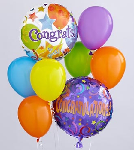 The Congratulations Balloon Bunch