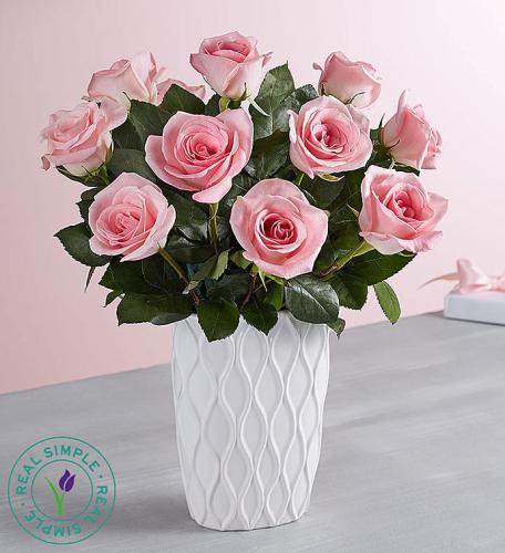 Modern Pink Roses by Real Simple&reg;