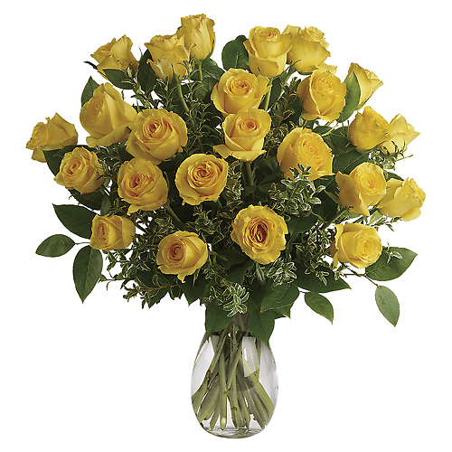Say Yellow Bouquet Dozen LS Yellow