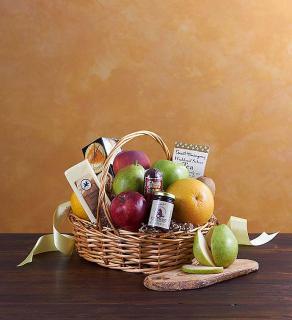 Deluxe Fruit &amp; Gourmet Basket