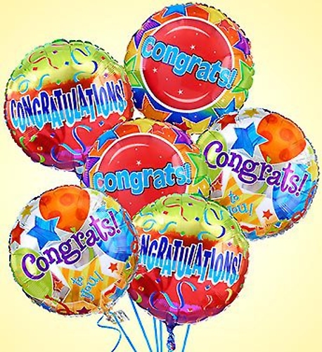 Air-Rangement&reg; - Congratulations Mylar Balloons