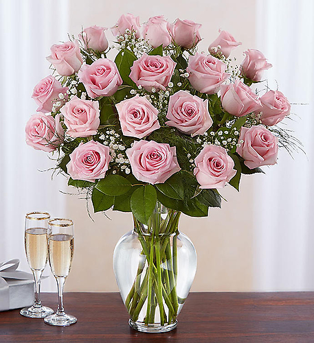 Ultimate Elegance&trade; Long Stem Pink Roses