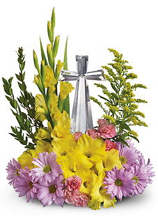 Crystal Cross Bouquet