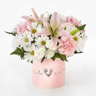 Tiny Miracle New Baby Girl Bouquet
